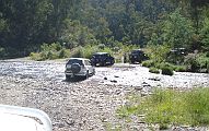 01-Convoy crosses the Thomson River